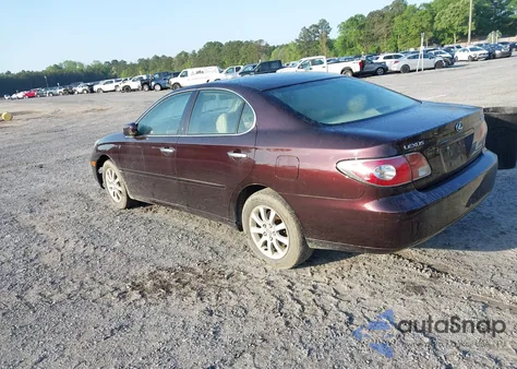 2004 Lexus Es 330 z USA, uszkodzony, nr VIN JTHBA30G345032839